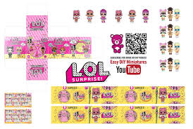 Lol Mniatura Para Muneca Doll Diy Crafts Barbie Paper Dolls Printable Crafts