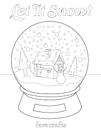We hope you enjoy our online coloring books! Snow Globes Coloring Pages Coloring Home