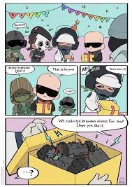 Docs Birthday Present Rainbow6 Rainbow Meme Rainbow Six Siege Memes Rainbow Six Siege Anime