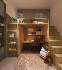 This layout for two twin beds is slightly different than the previous, offering more storage space instead of a desk. 55 Thoughtful Teenage Bedroom Layouts Digsdigs