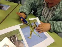 Imprimible educativo para que los peques practiquen con las tijeras. Aprendiendo A Recortar Con Tijeras Actividades Infantil