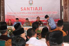 Pilkades tayuban diikuti oleh dua orang calon yaitu wiyono dan wahyudi, se. 116 Cakades Ikrarkan Pemilihan Damai Pemerintah Provinsi Jawa Tengah