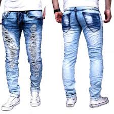 Wir zeigen, wie es geht und was sie neben schere, feile oder schleifpapier sonst so brauchen. Herren Jeans Hose Stretch Hose Sommer Locher Risse Ebay
