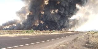 Hazen Fire Continues to Burn Near Buckeye, Arizona