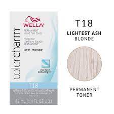 To remove the brassiness from blonde hair, you can use wella hair toner shade number t11 or t18 to get ashy hue. Wella Color Charm Lightest Ash Blonde Toner Sally Beauty