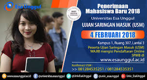 Persiapkan diri menjawab soal tes, seleksi, ujian dan rekrutmen dengan latihan soal jawaban berikut ini, semoga bermanfaat, let's check these out! Ujian Saringan Masuk Usm 2018 Universitas Esa Unggul
