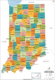Road map of indiana with cities. Labeled Map Of Indiana With Capital Cities