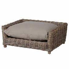 Kuba Large Wicker Dog Basket Traditional Style Hard Wearing Dog Bed Dog Basket Dog Bed Traditional Style