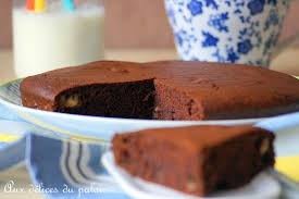 Gateau Chocolat Compote Sans Beurre Aux Delices Du Palais