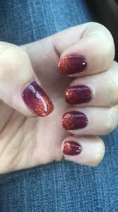 Fall Ombre Powder Dip Nails Dipped Nails Dip Manicure Powder Nails