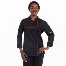 epingle sur veste de cuisine femme manelli