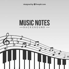 Music Notes Background With Piano Free Vector Free Vector Freepik Vector Freebackground Freemusic Freewallpaper Music Notes Background Music Notes Piano