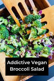 Delicious Vegan Broccoli Salad Recipe Yum Vegan Blog Recipe Vegan Broccoli Salad Vegetarian Broccoli Salad Vegan Salad Recipes