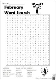 Maybe you would like to learn more about one of these? February Word Search Monster Word Search