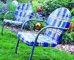 20 Amazing Diy Garden Furniture Ideas Metal Lawn Chairs Painted Metal Chairs Outdoor Chairs