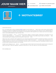 Gratis Motivatiebrief Sollicitatiebrief Begeleidende Brief Templates Downloaden