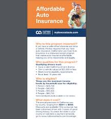 California low cost auto insurance program. Read Car Insurance For Single Parents Low Income Families Government Sponsored Programs Carsurer Com