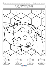A few boxes of crayons and a variety of coloring and activity pages can help keep kids from getting restless while thanksgiving dinner is cooking. Free Color By Number Worksheets Cool2bkids