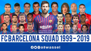 Goalkeepers defenders midfielders forwards coaching staff. Barcelona Squad From 1999 To 2019 Hd In English Youtube