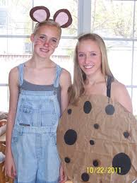 If You Give A Mouse A Cookie Costume For Two Storybook Character Costumes Teacher Halloween Costumes Teacher Costumes