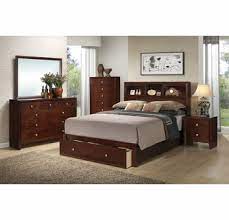 Check spelling or type a new query. Simona 6 Pc Cherry Wood Queen Bedroom Set With Storage Bed By Poundex
