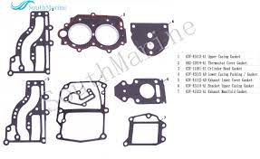 Complete Power Head Seal Gasket Kit Boat Motor For Yamaha 9 9hp 15hp 63v Outboard Engine Outboard Thermostat Cover Boat