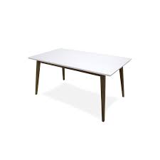 The second round model in this review, this modern coffee table is a blend of modern tubular designs with the elegant and simplistic designs of the victorian era. Mid Century Modern Aven Walnut White Top Dining Table Tdad S 275