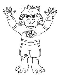 Free printable predator coloring pages for kids! Nashville Predators On Twitter Need A Fun Activity For The Kiddos Here Are Some Gnash00 Coloring Pages For You To Print Off In Honor Of His Bday Make Sure To Send Photos