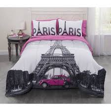Casa Photo Real Paris Eiffel Tower Bed In A Bag Bedding Set Walmart Com Paris Themed Bedroom Eiffel Tower Bedding Paris Comforter