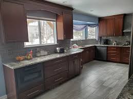 Part of the issue is that the cabinets are old, so in person they look dingy, hanging a little lopsided, etc. Ugly Kitchen Removal Finally Done Album On Imgur