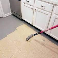 I sometimes come back to the picture and fantasize about living in that kitchen. How To Paint Linoleum Flooring The Honeycomb Home