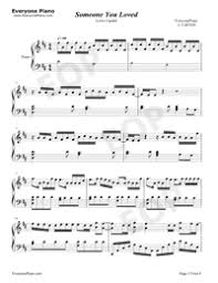 To play the song we need chords as c# major, g# major, f# major, a# minor and d# minor. Someone You Loved Lewis Capaldi Free Piano Sheet Music Piano Chords