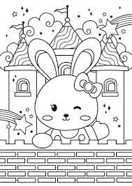 Get crafts, coloring pages, lessons, and more! Bunny Princess In The Castle Coloring Pages Kids Coloring Book Worksheet For Children Royalty Free Cliparts Vectors And Stock Illustration Image 147651358