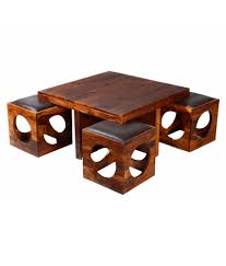 I love home decor and nothing can beat india/desi inspired decor inspirations. Ethnic India Art Coffee Table With Stool In Square Shape Of Sheesham Wood Buy Ethnic India Art Coffee Table With Stool In Square Shape Of Sheesham Wood Online At Best Prices