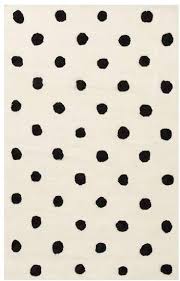 Black And White Polka Dot Rug 8x10 Textured Dot Rug Cool Rugs Black White Rug Polka Dot Rug