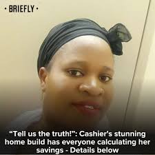 One Shoprite cashier just broke the internet by showing off her stunning  new home that has everyone doing the maths. Full story in the comments.  Images: makumbane1990/TikTok