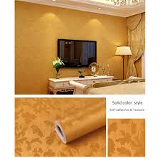 This peel and stick wallpaper is easy to use and won't harm your walls. Sk Wallpaper 10m 45cm Pvc Self Adhesive Gold Wallpaper Home Decor Sticker H80 Shopee Philippines