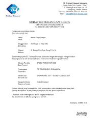 Report contoh surat berhenti kerja. Surat Keterangan Kerja Doc