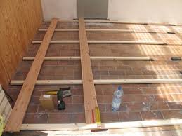 Unterkonstruktion Und Ausrichten Der Terrassendielen Huhnerstall Selber Bauen Selber Bauen Bauanleitung