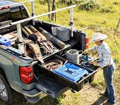 Secure Truck Bed Storage And Toolbox For Farming And Ranching Decked Truck Bed Storage Truck Bed Tool Box