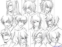 One common characteristic of this hair is that the portions that would cover the eyes are often swept to the sides with one big chunk going down the middle of the face to around. Male Anime Character Hairstyles The Best Drop Fade Hairstyles
