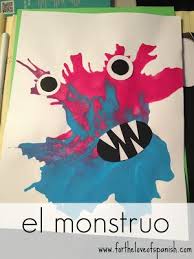 Learning Spanish Through Literature No Hay Tiempo Para Monstruos Free Printable Art For Kids Art Lessons Learning Spanish For Kids