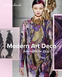Autumn Winter 2021 22 Print Pattern Trend Modern Art Deco In 2020 Fashion Trend Pattern Fashion Fashion Trend Forecast