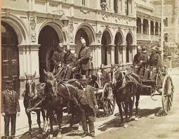 Fire Brigade At Eastern Hill Fire Station In Melbourne Victoria Circa 1900 Melbourne Victoria Melbourne Old Photos