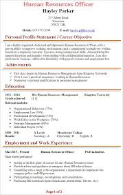 Once you've chosen and downloaded a word resume template and entered your information, take time to personalize and tailor it to the position. Human Resources Officer Template Executive Resume Format Word For Hudsonradc