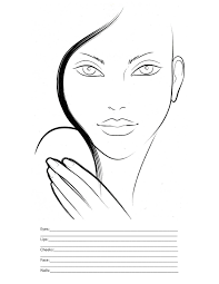 makeup face drawing at getdrawings com free for personal