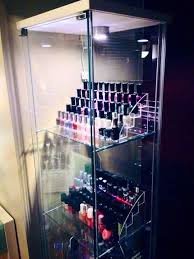 Ikea Detolf My New Beautiful Nail Polish Storage And Display Case Love It Makeup Organization Ikea Nail Polish Rack Makeup Organization