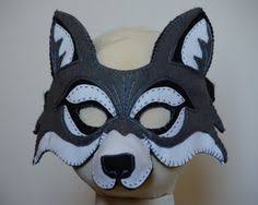 Wolf Mask Pdf Pattern Wolf Mask Wolf Costume Owl Mask