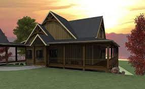 Ranch style house plans with basement and wrap around porch. 3 Bedroom Open Floor Plan With Wraparound Porch And Basement Craftsman House Plans Lakefront House Plans Ranch Style House Plans