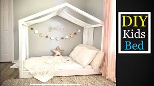 I needed a safe but easy diy toddler bed rail. Diy Toddler Bed Montessori Bed Easy To Build Transitional Period Before A Larger Bed Youtube